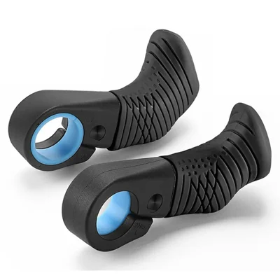 WEST BIKING YP0804087 Mountain Bike Thumb Grips Ergonomic Bike Grip Handle Extension Handlebar - Black