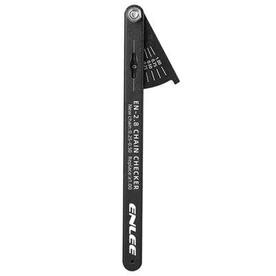 ENLEE EN-2.8 Standard Bicycle Chain Gauge Wear Indicator Road Mountain Bike Chain Stretch Testing Tool - Black