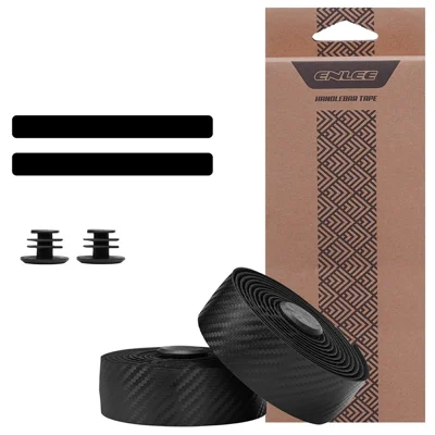ENLEE TY-01 2Pcs Carbon Fiber Texture Road Bike Handlebar Tape Anti-Slip Shock Absorbing Bicycle Bar Tape