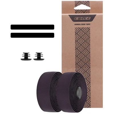 ENLEE RH-5Y 1Pair Road Bike Handlebar Tape Bicycle Cycling Handle Wraps Breathable Anti-Slip Shock Absorbing - Dark Purple