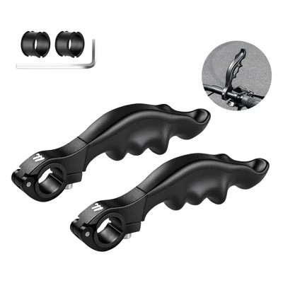 WEST BIKING YP0804099 Bicycle Rest Grips Ergonomic Auxiliary Handle for Mountain Bike Road Bike - Black