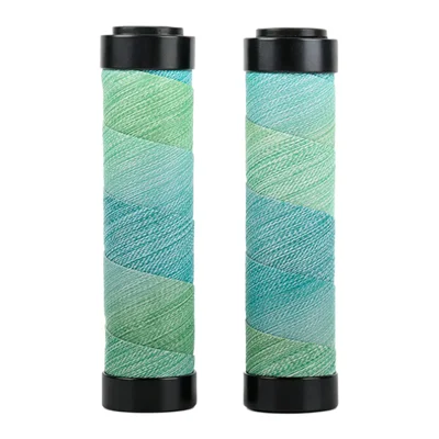 BENGGUO 22mm PU Bicycle Handlebar Grips Anti-Slip Shock Absorbing Lock-On Covers for Mountain and Road Bikes - Emerald Green