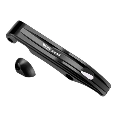 WEST BIKING YP0719522 Folding Bike Lock Latch Aluminum Alloy CNC Dual Lock Anodized - Black