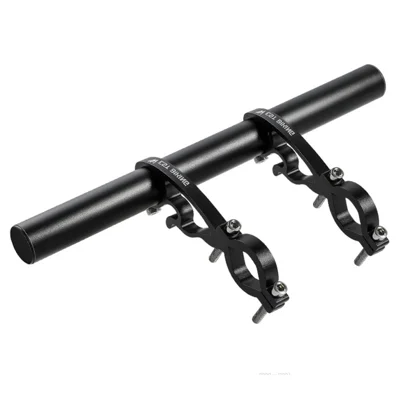 WEST BIKING Aluminiumlegierung Fahrrad Lenker Extender Doppelklemmhalterung für Fahrradbeleuchtung GPS-Computer