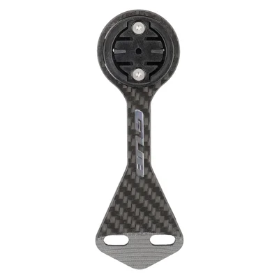 GUB 698 Kohlefaser + PC Fahrrad-Computerhalterung für Garmin / CATEYE / XOSS / iGPS / Bryton / Wahoo integrierte Fahrradlenkerstange Computerhalterung
