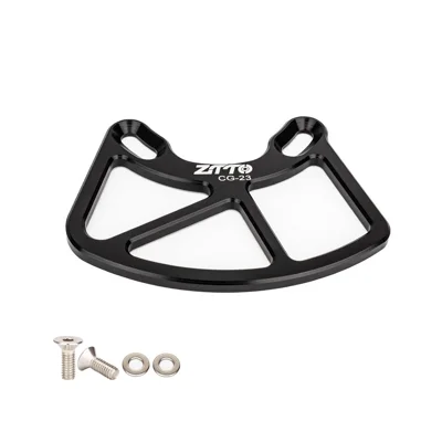 ZTTO CG23 Bicycle Chain Guide MTB Mountain Bike Crash Plate Bash Guard - Black