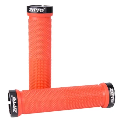 ZTTO AG16 MTB Cycling Lockable Grips Anti-slip Rubber Bike Handlebar Cover - Red
