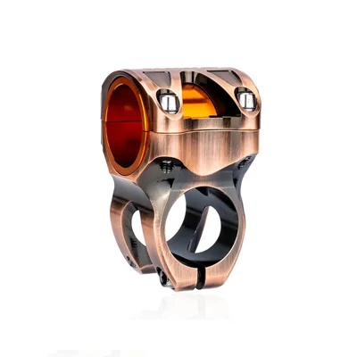 ZTTO GTSBL35 0-Degree Bike Handlebar Short Stem Aluminum Alloy Mountain Bicycle Stem Riser - 31.8x35mm