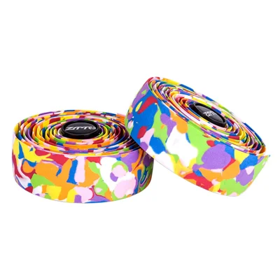 ZTTO CSBD 2Pcs Synthetic Sponge Bicycle Handlebar Tape Shock Absorbing Bike Handlebar Wrap Strap - Colorful