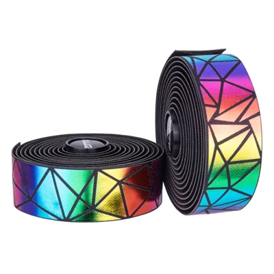 ZTTO BD8 2PCS Cycling Road Bicycle Straps Handle Wraps PU Fabric Bike Handlebar Tapes - Coloful