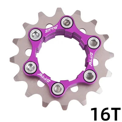 ZTTO 9ZYFL Steel MTB Bicycle Single Speed Cassette Cog Bike Sprocket Freewheel - 16T