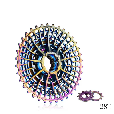 ZTTO CNC MTB Flywheel 11 Speed Aluminum Alloy+Steel Bike Cassette Cycling Replacement Part - 11-28T
