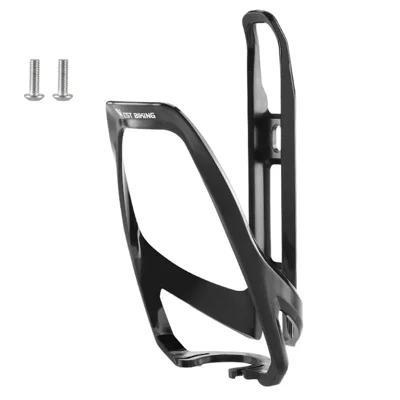 WEST BIKING YP0704043 Bicycle Water Bottle Cage PC+Fiberglass Bike Bottle Mount Bracket - Black
