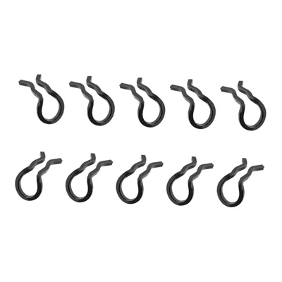 MUQZI 10Pcs Bicycle Disc Brake Pad Retaining Clip Spring Washer Circlips MTB Bike Repair Accessories - Black