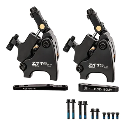 ZTTO Pro5.0 Road Bike Disc Brake Aluminum Alloy Hydraulic Brake Caliper - Black