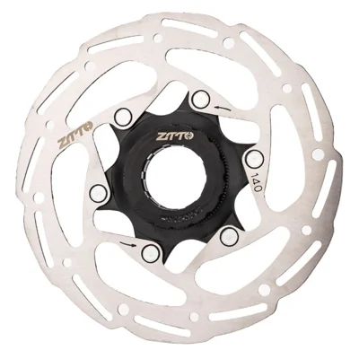 ZTTO ZSDP Stainless Steel Bicycle Middle Lock Disc Road Mountain Bike Brake Pad with Lock Lid - 140mm