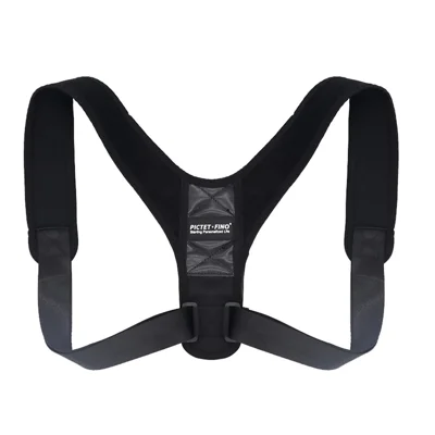 Penato. Fino RH58 Regolabile Brace Brace Posture Corrector Uomo Donna Postura Correzione Lombare Cintura Di Supporto Lombare - Nero, S.