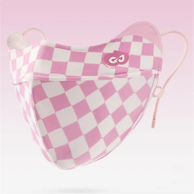 GOLOVEJOY XKZ64 Women Summer Sun-proof Mask Breathable Cooling Anti-UV Face Cover - Pink
