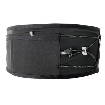 2309 Outdoor Sports Multiple Pockets Waist Bag Reflective Running Fanny Pack - Black+L / XL / XXL