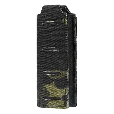 H253 جراب مسدس فردي بفتحة علوية بنظام مولي جراب مقاس M1911 .45ACP / 92F 9 مم / .40 جراب مагازين أو مصباح يد - تمويه عقرب أسود