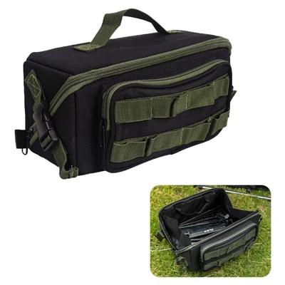 CLS Outdoor Tactical Camping Tool Organizer Impact Resistant Molle Storage Bag - Black