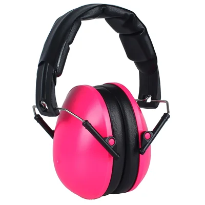 Baby Noise Cancelling Earmuffs Hearing Protective Headphone Infant Ear Protection Sound Proof Earmuffs - Pink