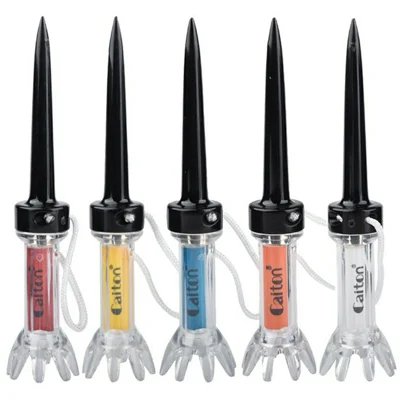 5PCS / Set 7.9cm Golf Tees Magnetic Ball Holder Plastic Tee Training Practice Tool