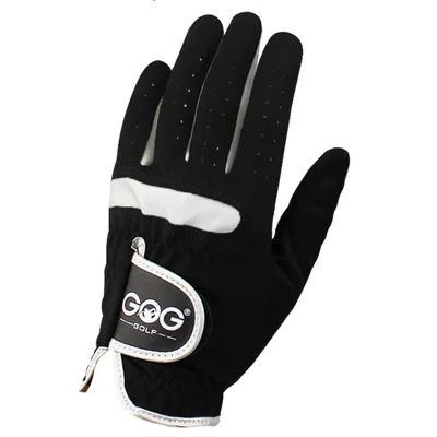 GOG 1Pc Men Golf Glove Soft Microfiber Breathable Sports Gloves for Left / Right Hand - Left Hand / Size 22