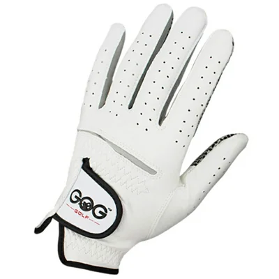 GOG 1Pc Sheepskin Leather Golf Glove Anti Slip Club Swing Putting Mittens for Men - Left Hand / Size 22