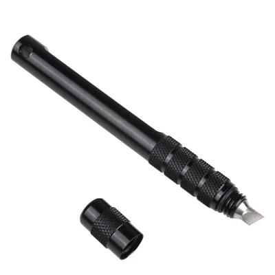 Stainless Steel Tip Golf Club Grooving Sharpening Tool Cleaning Supplies Golf Accessories - Black