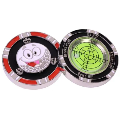 JZP-0911 Putt Green Reader Poratble Golf Putting Tool Golf Ball Marker Level Green Reading Aid - Green