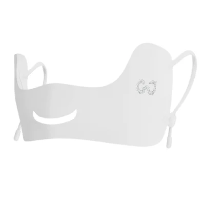 XTJ144 Outdoor Golf Sun Protection Face Mask Women Eye Corner Protection Butterfly Design Breathable Ice Silk Mask - Grey