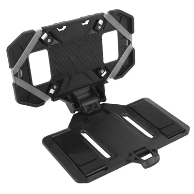 Outdoor Chest Phone Holder for 4.7 - 6.7 Inch Screens Tactical Vest Foldable Cellphone Mount - Black