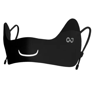 GOLOVEJOY XTJ155 Sun Protection Golf Face Mask Outdoor Sports Breathable Ice Silk Anti UV Face Shield - Black