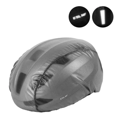 ESLNF 01AD0001 Cycling Helmet Rain Cover Waterproof Dustproof Elastic Rain Shield for Bike Helmet