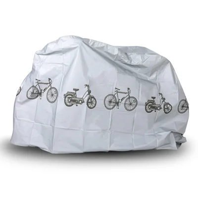 2m x 1m Bicycle Dust Cover for Mountain Bikes / Electric Bikes / Motorcycles 350g Thicken Rain Cover - Grey