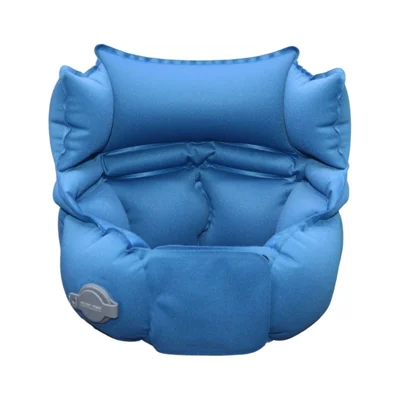 PICTET.FINO PF110A Inflatable Neck Pillow Extended Height Compact Travel Cushion for Home / Outdoor - Blue