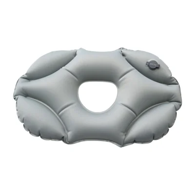 PICTET.FINO PF111A Inflatable Face Down Pillow Breathable Ergonomic Design for Nap / Back Support - Grey