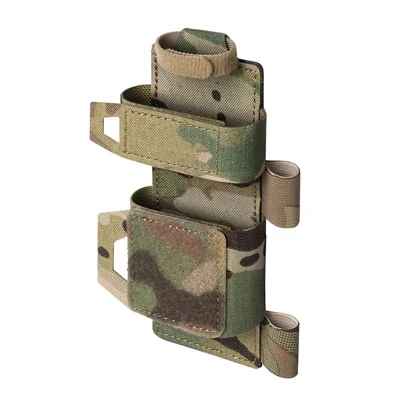 TE012 Outdoor MOLLE Pouch for Tourniquet Scissors First Aid Kit Hiking Camping Emergency Medical Storage Bag - Camouflage