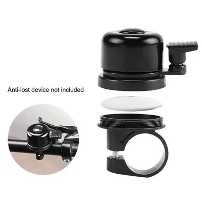 103189 For Apple AirTag Locator Holder Anti Theft MTB Bike Bell Aluminum Alloy Bicycle Thumb Bell