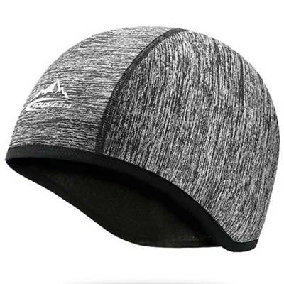 GOLOVEJOY DMZ45 Winter Cycling Cap Thermal Fleece Outdoor Sports Hat Waterproof Windproof Ear Protection Bike Beanie - Heather Grey