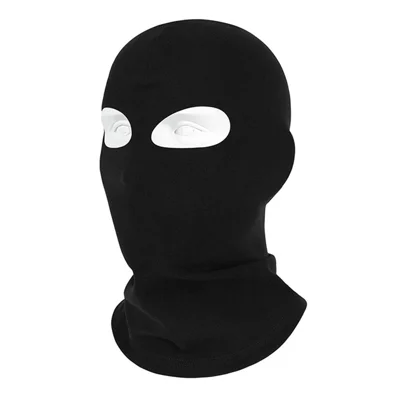 Outdoor Thermal Fleece Balaclava Windproof Neck Warmer Helmet Liner Seamless Thickened Ski Face Mask - DR-2K-01 Black