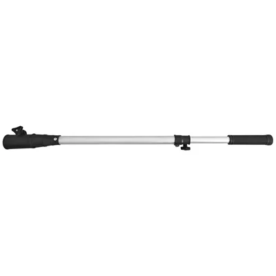 KOETSU 119,4 cm Barra de Extensión para Motor Fuera de Borda Mango Ajustable Polea de Control para Calibre de 3,7-4,5 cm - Plata