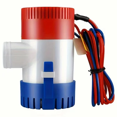 Bomba de Porão 1100 GPH 12 V, 60 W Nominal, Bomba de Água Submersível DC para Barco de Iate