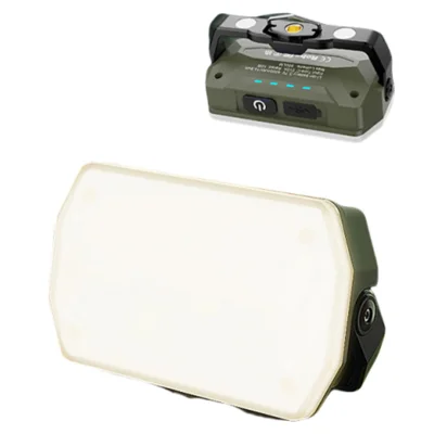 500lm Magnetische Arbeitsleuchte IP44 Wasserdicht, wiederaufladbare Camping-Leuchte mit Type-C für den Außenbereich