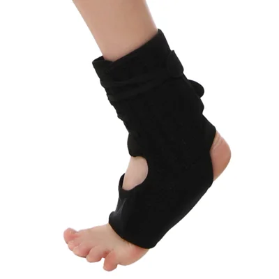 SURECOOL 7024 1 Pezzo Supporto alla Caviglia in Neoprene, Fascia con Doppio Giro Regolabile, Compressione Regolabile, Tacco Aperto per lo Sport