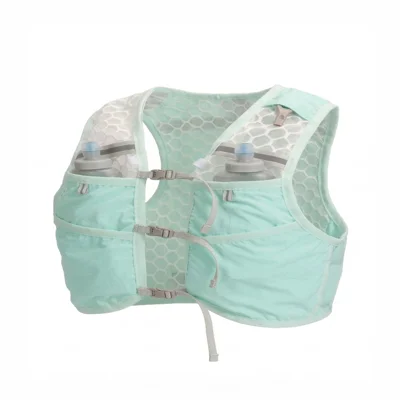 RVB006 5L Hardloopsvest Rugzak Ademend Dubbele Waterfles Hydratiepak Compatibel Reflecterend Veiligheidspijpje - Lichtblauw