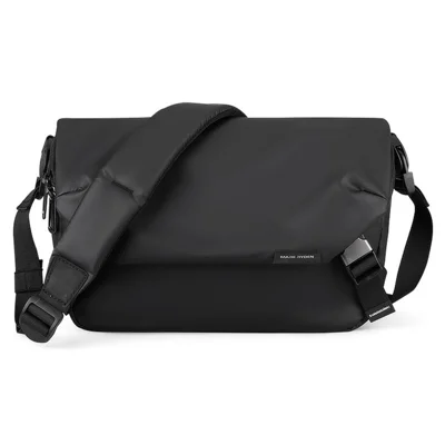 MARK RYDEN MR8109 Men's Messenger Bag Waterproof Crossbody Bag Business Storage Bag Travel Accessories - Elegant Black