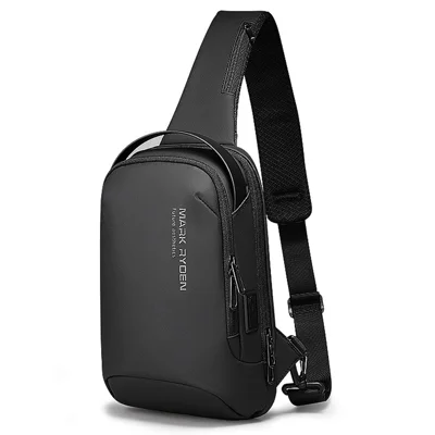 Mark Ryden MR7918 Männer Anti-sprüh-brustbeutel 7,9-zoll-tablettenhalter Crossbody-tasche Mit Doppelten Ladeanschlüssen