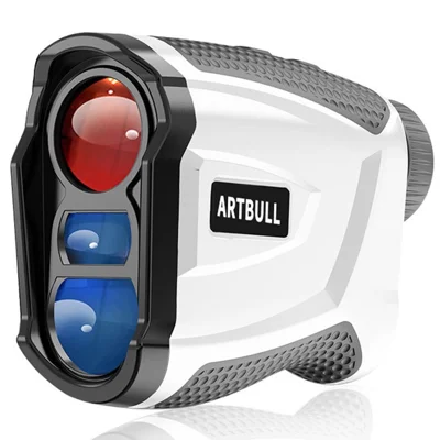 ARTBULL NK600 Golfavståndsmätare med Magnetisk Hållare, Laseravståndsmätare med Återladdningsbar Batteri för Golf och Jaktskytte
